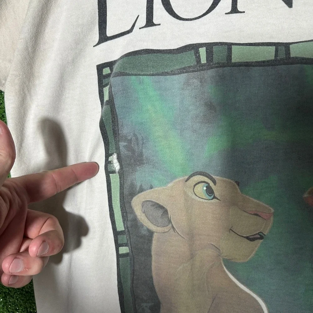 Vintage 90s‎ The Lion King Promo T Shirt Simba Nala Disney Jerry Leigh XL OSFA